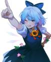 __cirno_and_tanned_cirno_touhou_drawn_by_noriuma__