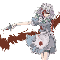 blood covered sakuya