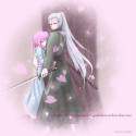 Younger Youki Hugging Yuyuko