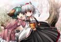 __inubashiri_momiji_and_kasodani_kyouko_touhou_dra