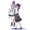 __mononobe_no_futo_and_miyako_yoshika_touhou_drawn