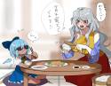 __cirno_tanned_cirno_and_sakata_nemuno_touhou_draw