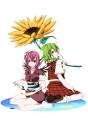 __kazami_yuuka_and_mystia_lorelei_touhou_drawn_by_