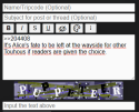 I WON&#039;T input the text above