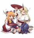 __hakurei_reimu_ibuki_suika_and_hoshiguma_yuugi_to